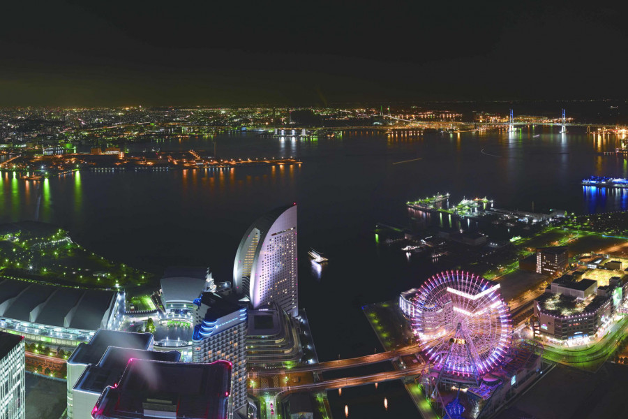 浪漫的横滨夜色