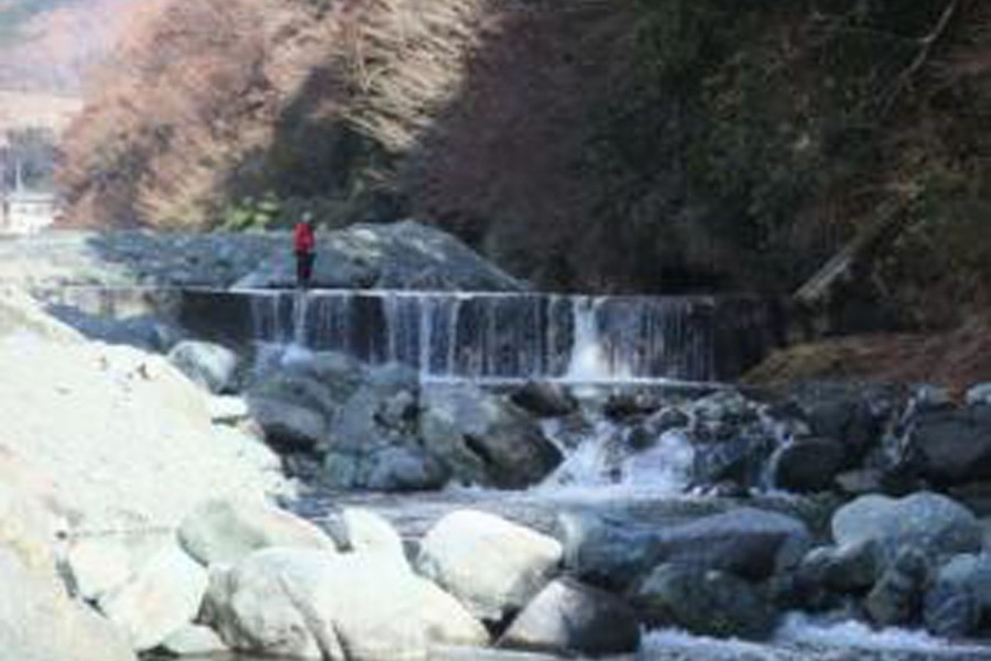 松田休闲的一天：冥想与钓鱼