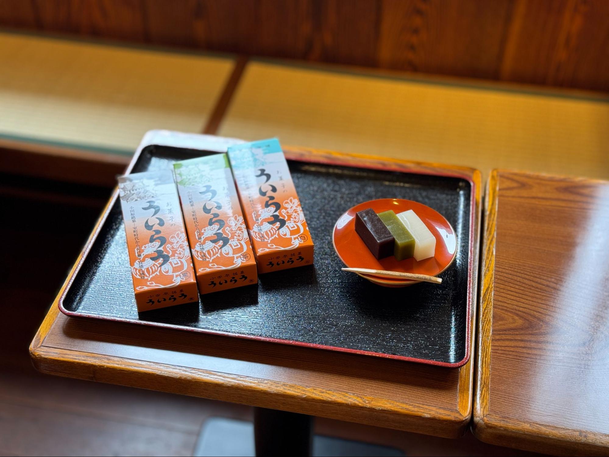 抹茶与红糖外郎