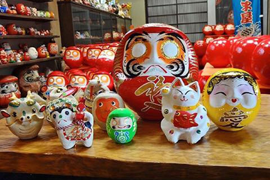 荒井达摩工坊 达摩绘画体验