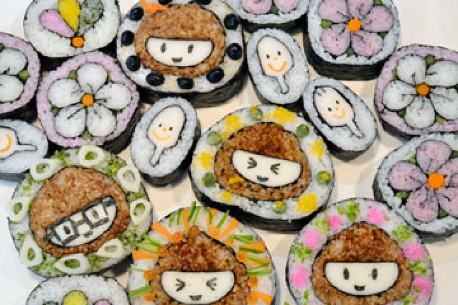 寿司卷烹饪课“Gururi”