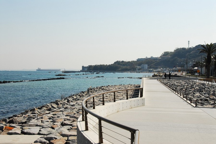 马堀海岸风暴潮防护库