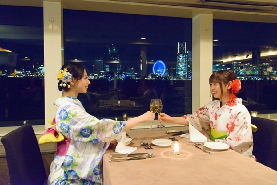 Yokohama Yukata DE Marine Rouge