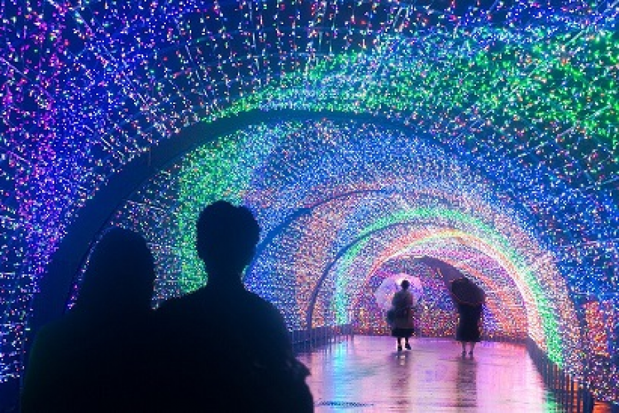 游乐园 读卖乐园 “Jewellumination ”宝石彩灯
