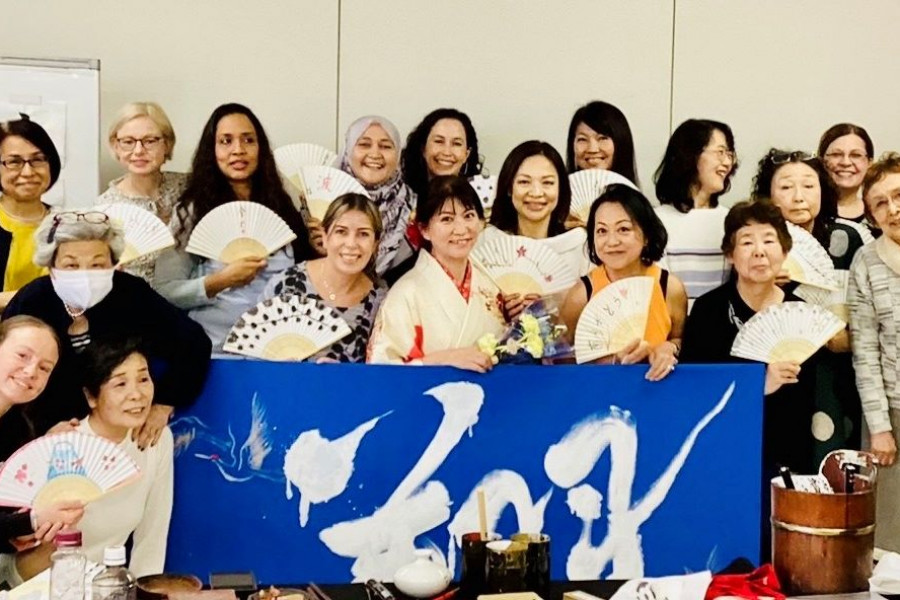 粟津红花书法教室