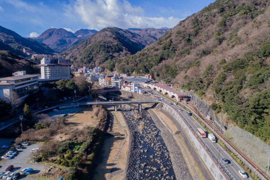 箱根汤本站前商店街