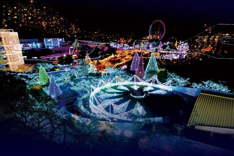 游乐园 读卖乐园 “Jewellumination ”宝石彩灯