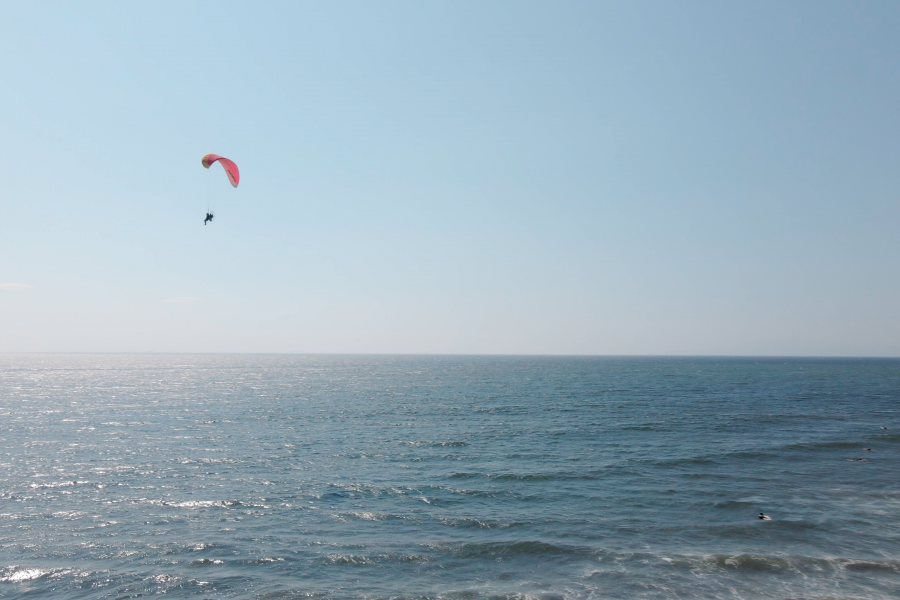 Dù lượn ở Hiratsuka (Công viên Blue Air)