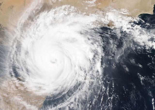 从太空看到的恶劣天气