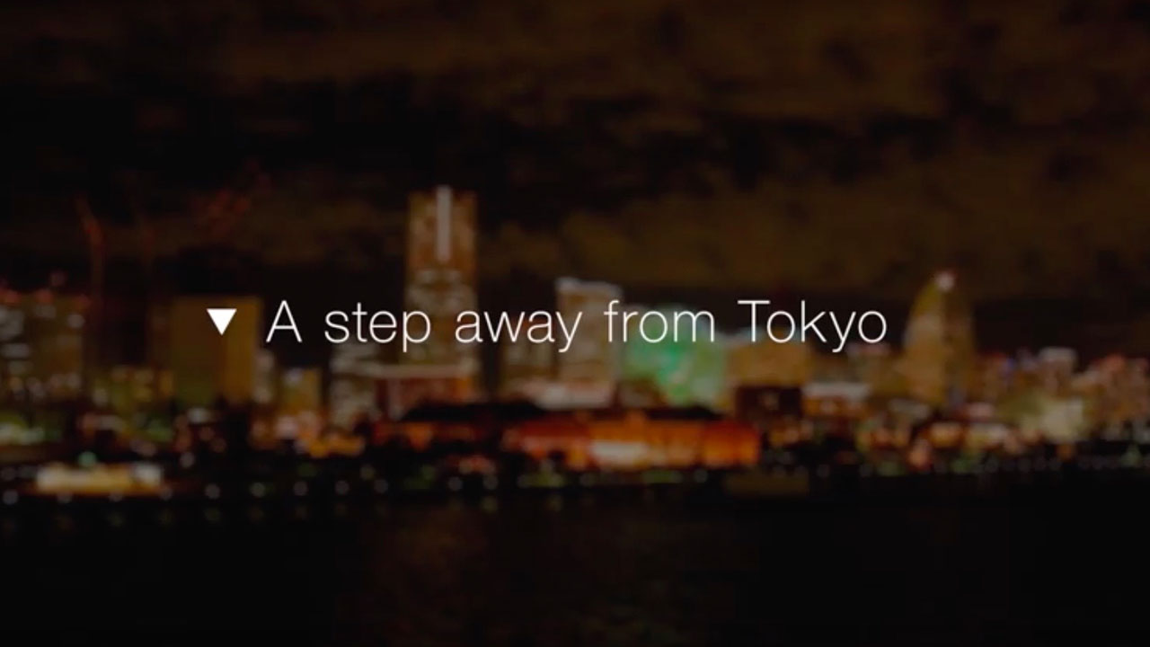 横滨港未来区的夜景